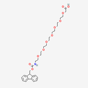 molecular formula C31H43NO11 B12097541 Fmoc-peg7-CH2cooh 