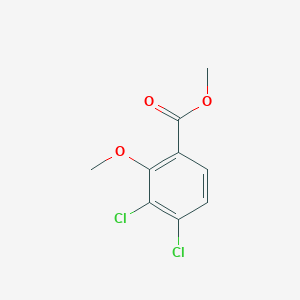 molecular formula C9H8Cl2O3 B12097573 Methyl 3,4-dichloro-2-methoxybenzoate 