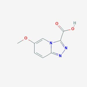 molecular formula C8H7N3O3 B12097582 6-Methoxy-[1,2,4]triazolo[4,3-a]pyridine-3-carboxylic acid 