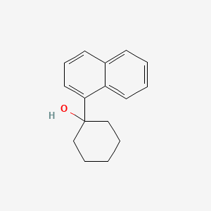 molecular formula C16H18O B12097619 Cyclohexanol, 1-(1-naphthalenyl)- CAS No. 74685-85-1