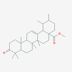 1,2,6a,6b,9,9,12a-Heptamethyl-10-oxo-1,2,3,4,4a,5,6,6a,6b,7,8,8a,9,10,11,12,12a,12b,13,14b-eicoshydropicene-4a-carboxylic acid, methyl ester