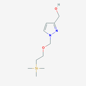 (1-{[2-(trimethylsilyl)ethoxy]methyl}-1H-pyrazol-3-yl)methanol