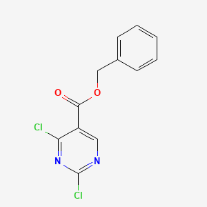 molecular formula C12H8Cl2N2O2 B12097650 Benzyl 2,4-dichloropyrimidine-5-carboxylate 