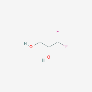 molecular formula C3H6F2O2 B12097696 3,3-Difluoropropane-1,2-diol 