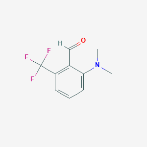 2-(Dimethylamino)-6-(trifluoromethyl)benzaldehyde