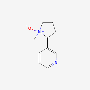 molecular formula C10H14N2O B1209775 尼古丁 1-N-氧化物 CAS No. 63551-14-4