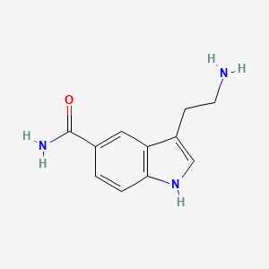 molecular formula C11H13N3O B1209777 5-Carboxamidotryptamine CAS No. 74885-09-9