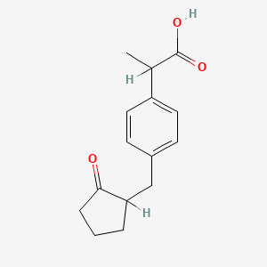 molecular formula C15H18O3 B1209778 Loxoprofen CAS No. 68767-14-6
