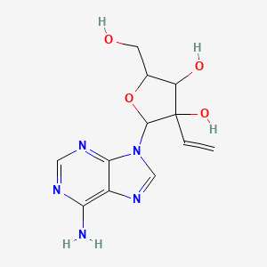 (2R,3R,4R,5R)-2-(2-amino-9H-purin-9-yl)-5-(hydroxymethyl)-3-vinyltetrahydrofuran-3,4-diol