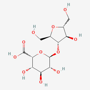 molecular formula C12H20O11 B1209783 2,5-Anhydromannitol iduronate CAS No. 69180-28-5