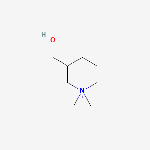 B1209784 3-Hydroxymethyl-N,N-dimethylpiperidinium CAS No. 73207-93-9