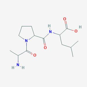 2-[[1-(2-Aminopropanoyl)pyrrolidine-2-carbonyl]amino]-4-methylpentanoic acid