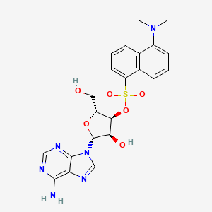 molecular formula C22H24N6O6S B1209787 3'-O-Dansyladenosine CAS No. 77446-71-0