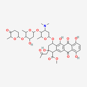 molecular formula C43H53NO17 B1209790 1-Hydroxysulfurmycin A CAS No. 79234-80-3