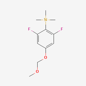 Benzene, 1,3-difluoro-5-(methoxymethoxy)-2-(trimethylsilyl)-