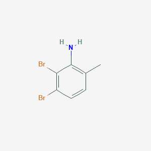 molecular formula C7H7Br2N B12097934 2,3-Dibromo-6-methylaniline 