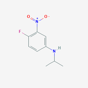 4-fluoro-3-nitro-N-(propan-2-yl)aniline