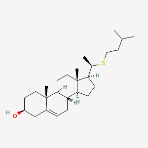 molecular formula C26H44OS B1209795 22-Thiacholesterol CAS No. 94156-75-9