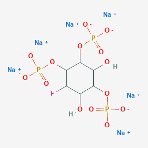 D-myo-Inositol, 3-deoxy-3-fluoro-, 1,4,5-tris(dihydrogen phosphate), hexasodium salt (9CI)