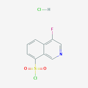 4-Fluoroisoquinoline-8-sulfonylchloridehydrochloride