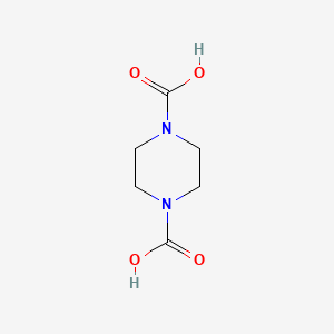 molecular formula C6H10N2O4 B12098068 Piperazine-1,4-dicarboxylic acid CAS No. 7709-80-0