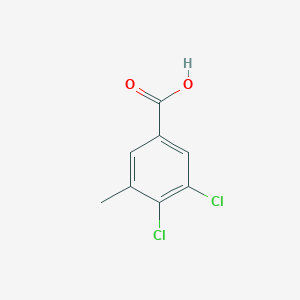 molecular formula C8H6Cl2O2 B12098086 3,4-Dichloro-5-methylbenzoic acid CAS No. 6660-60-2