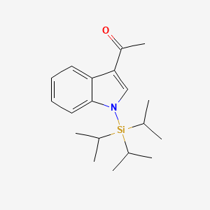 molecular formula C19H29NOSi B12098101 3-Acetyl-N-triisopropylsilyl indole CAS No. 889939-11-1