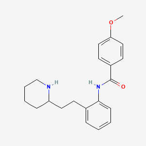 molecular formula C21H26N2O2 B1209811 N-Demethylencainide CAS No. 58754-40-8