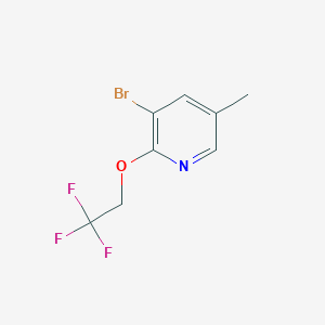 3-Bromo-5-methyl-2-(2,2,2-trifluoroethoxy)pyridine