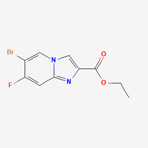 Ethyl 6-bromo-7-fluoroimidazo[1,2-a]pyridine-2-carboxylate