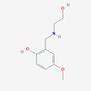 2-{[(2-Hydroxyethyl)amino]methyl}-4-methoxyphenol