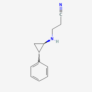 molecular formula C12H14N2 B1209823 N-2-Cyanoethyltranylcypromine CAS No. 95596-55-7