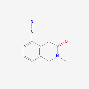 2-Methyl-3-oxo-1,4-dihydroisoquinoline-5-carbonitrile