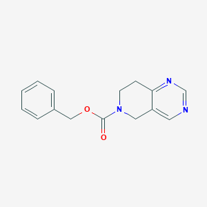 7,8-Dihydro-5H-pyrido[4,3-d]pyrimidine-6-carboxylic acid benzyl ester