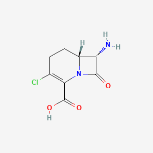 molecular formula C8H9ClN2O3 B1209836 3-Chloro-1-carbacephem CAS No. 76497-76-2