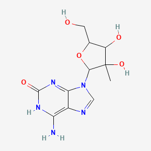 molecular formula C11H15N5O5 B12098373 2'-C-Methyl isoguanosine 