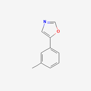 molecular formula C10H9NO B12098443 5-(m-Tolyl)oxazole 