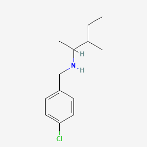 molecular formula C13H20ClN B12098456 [(4-Chlorophenyl)methyl](3-methylpentan-2-yl)amine 