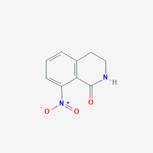 molecular formula C9H8N2O3 B12098470 8-Nitro-3,4-dihydroisoquinolin-1(2H)-one 