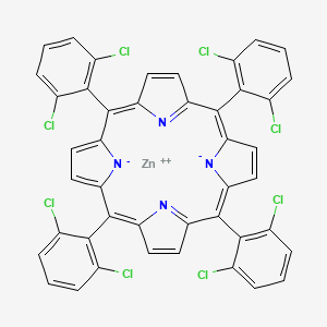 zinc;5,10,15,20-tetrakis(2,6-dichlorophenyl)porphyrin-22,24-diide