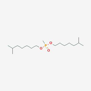 molecular formula C17H37O3P B12098505 Bis(6-methylheptyl) methylphosphonate CAS No. 21660-72-0