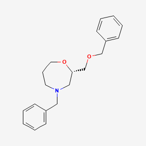 (2S)-4-benzyl-2-(benzyloxymethyl)-1,4-oxazepane