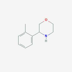 molecular formula C11H15NO B12098514 3-(2-Methylphenyl)morpholine 