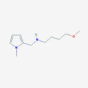 molecular formula C11H20N2O B12098532 (4-Methoxybutyl)[(1-methyl-1H-pyrrol-2-yl)methyl]amine 