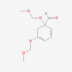 molecular formula C11H16O5 B12098534 1,3-Bis(methoxymethoxy)benzaldehyde 