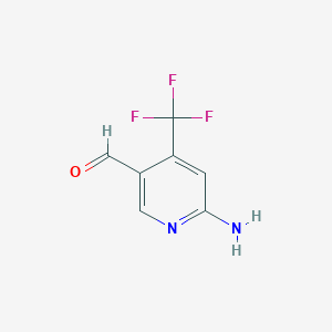 6-Amino-4-(trifluoromethyl)nicotinaldehyde