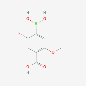 4-Borono-5-fluoro-2-methoxybenzoic acid