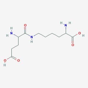 2-Amino-6-[(2-amino-4-carboxybutanoyl)amino]hexanoic acid