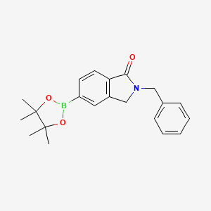 2-benzyl-5-(4,4,5,5-tetramethyl-1,3,2-dioxaborolan-2-yl)-3H-isoindol-1-one