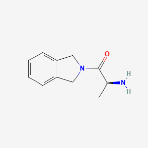 molecular formula C11H14N2O B12098764 (2S)-2-amino-1-(2,3-dihydro-1H-isoindol-2-yl)propan-1-one 